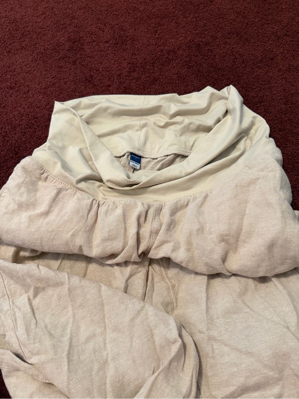 Old Navy Beige Maternity Pants